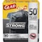 Glad 30 gal Trash Bags, L, 1.05 mil (27 Micron), Black, 90 PK CLO78952 - alternate 1